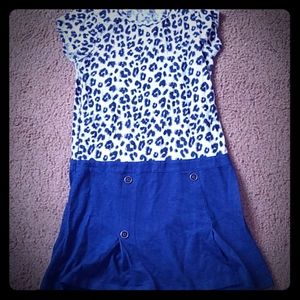 Girls lepord dress